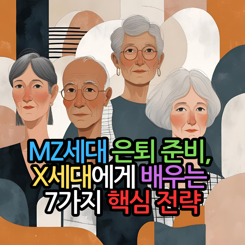 MZ세대 은퇴 준비, X세대에게 배우는 7가지 핵심 전략