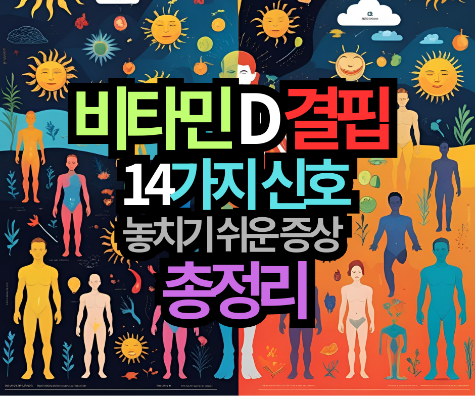 비타민 D 결핍 14가지 신호 혹시 나도 놓치기 쉬운 증상 총정리