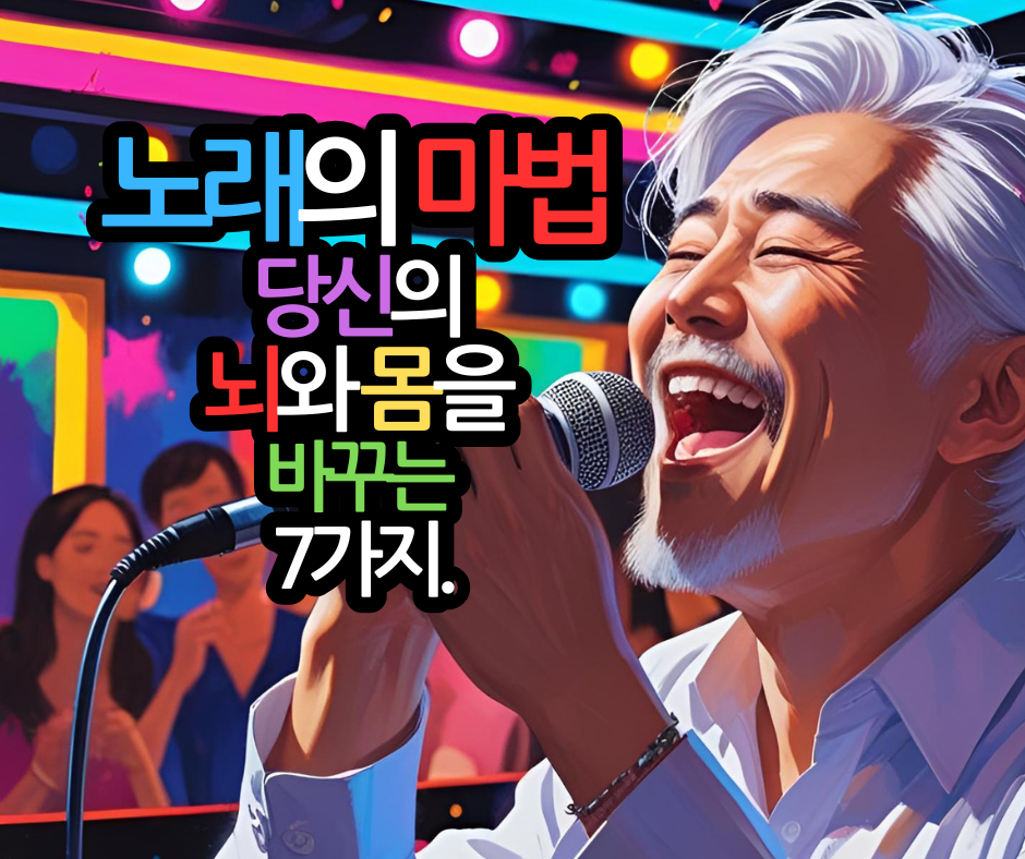 음치여도 괜찮아! 노래의 마법이 당신의 뇌와 몸을 바꾸는 7가지.