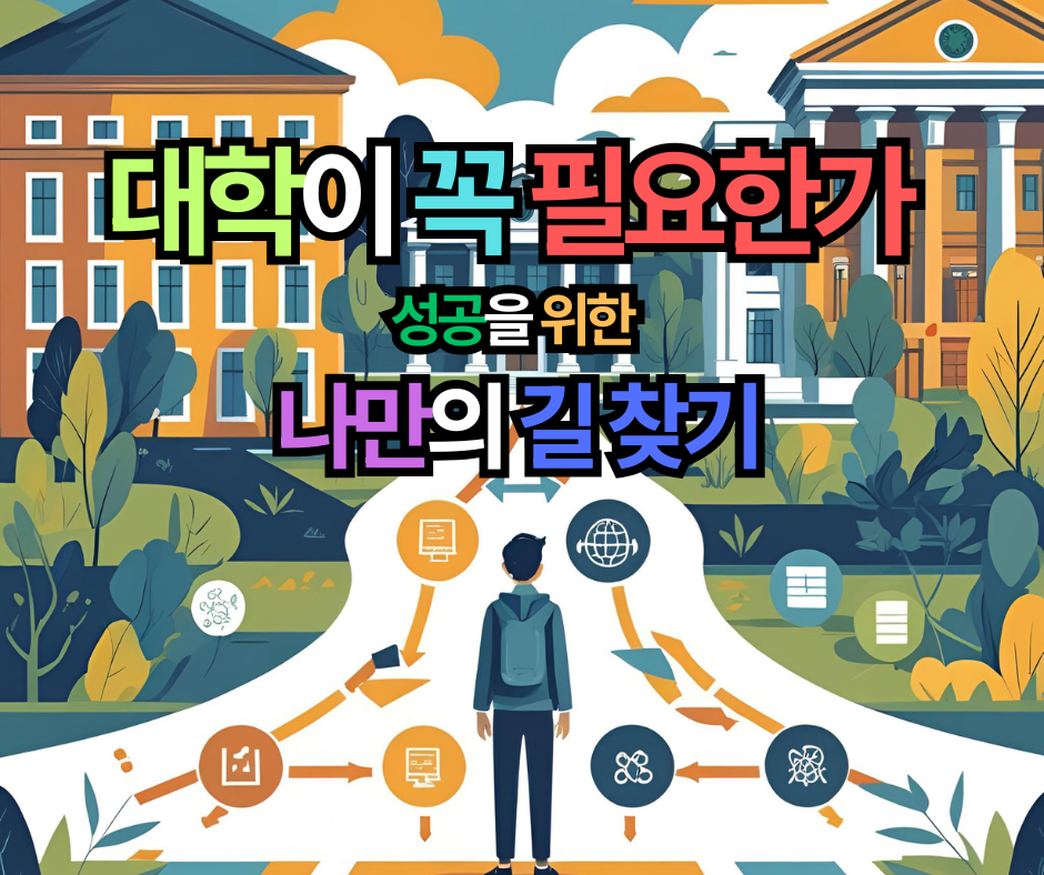 대학이 꼭 필요한가 성공을 위한 나만의 길 찾기