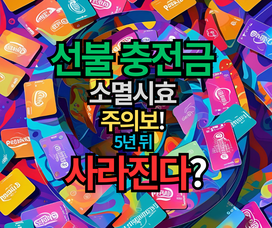선불 충전금 소멸시효 주의보! 카카오페이, 네이버페이, 티머니 충전금 5년 뒤 사라진다