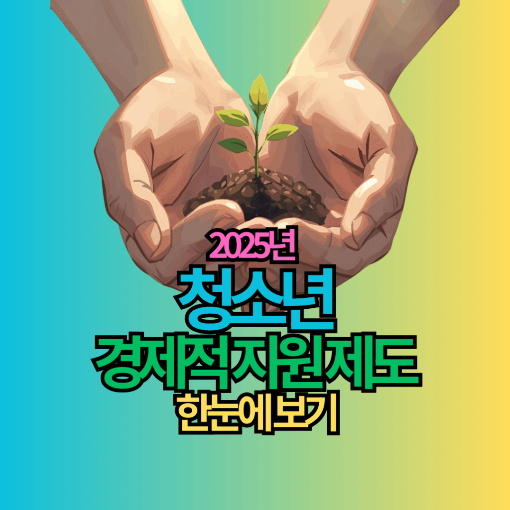 2025년 기준 청소년 경제적 지원 제도 한눈에 보기