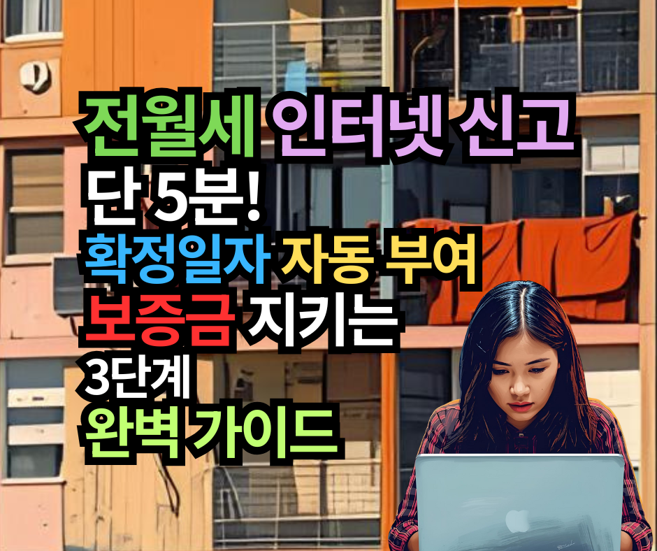전월세 인터넷 신고 단 5분! 확정일자 자동 부여 받고 보증금 지키는 3단계 완벽 가이드