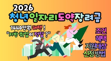 1,440만원 혜택! 2026 청년일자리도약장려금 신청 방법 및 비수도권 우대 총정리