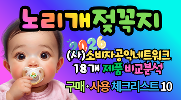 노리개 젖꼭지 안전성 조사결과, 18개 제품 비교분석 및 구매 가이드