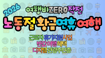 2026 노동절 연휴 여행 혜택 – 휴가비 20만원으로 40만원 만드는 현실적인 방법
