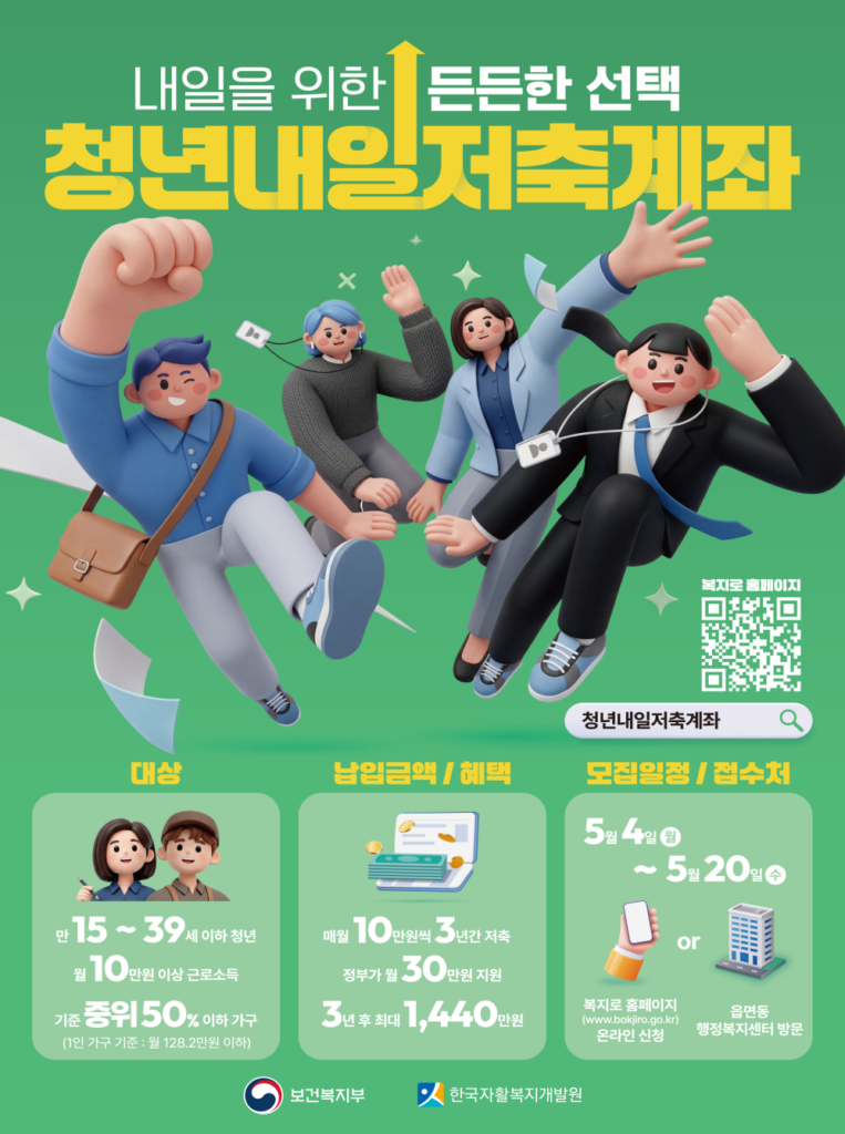 2026 청년내일저축계좌 홍보포스터