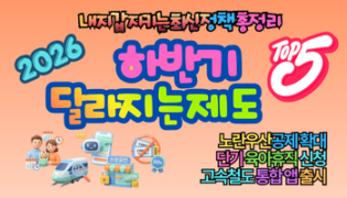 2026년 하반기 달라지는 제도 TOP 5! 내 지갑 지키는 최신정책 총정리
